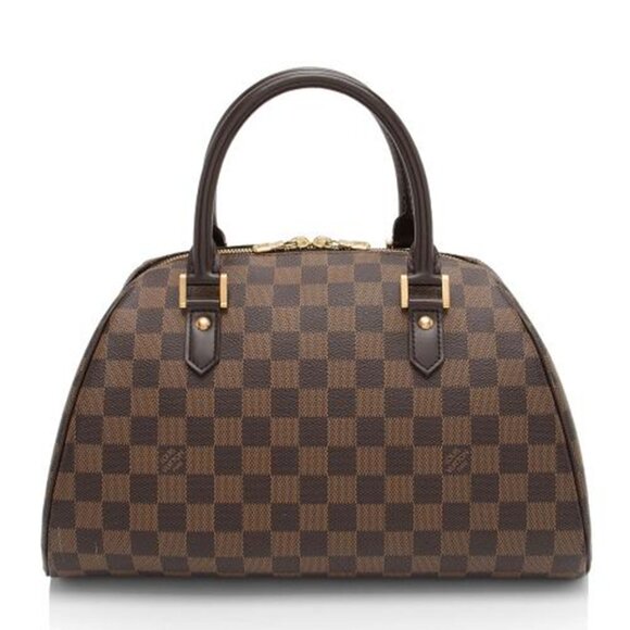 Authentic Louis Vuitton Damier Ebene Ribera MM Satchel Hand Bag - Picture 1 of 16